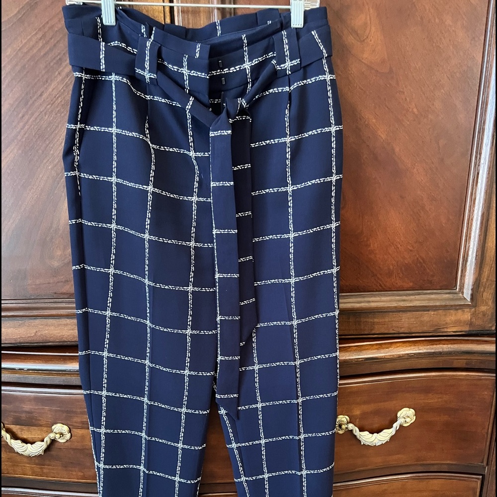 High Rise Ankle Pants